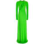 Tom Ford Long Sleeve Slash Front Evening Dress