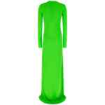 Tom Ford Long Sleeve Slash Front Evening Dress