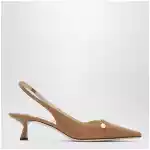 Jimmy Choo Amita 45 slingbacks in toffee suede