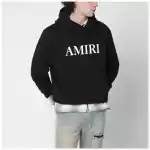 AMIRI Black hoodie with logo