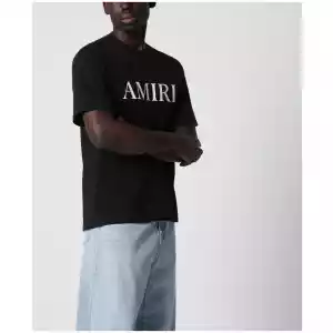 AMIRI Black T-shirt with logo print