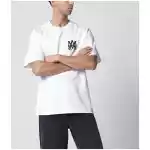 AMIRI White cotton T-shirt with logo print