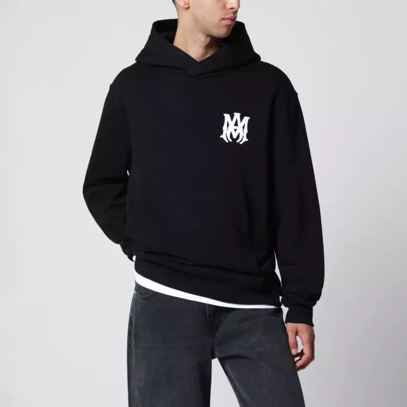 AMIRI Black hoodie with logo