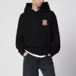 AMIRI Black hoodie with logo