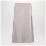 Weekend Max Mara Blush satin midi skirt