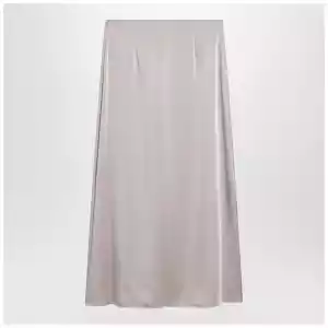 Weekend Max Mara Blush satin midi skirt