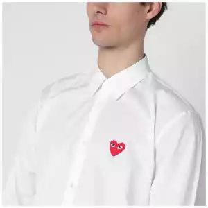 Comme des Garçons Shirt White cotton shirt