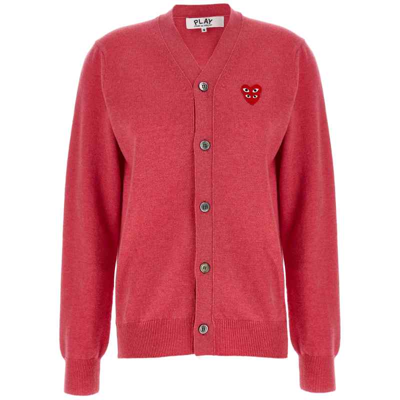 AXN0764_01_M_2026-04-29T07-33-46.838Z Comme Des Garçons Play Double Red Emblem Cardigan
