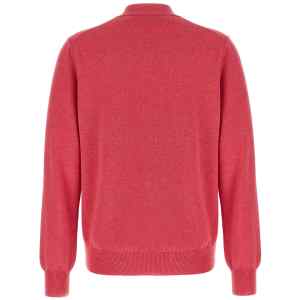 Comme Des Garçons Play Double Red Emblem Cardigan