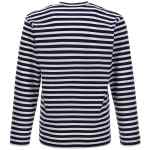 Comme Des Garçons Play Logo Patch Stripes T-shirt