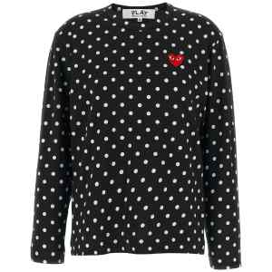 Comme Des Garçons Play Red Emblem T-shirt
