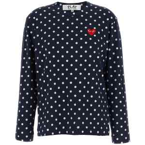 Comme Des Garçons Play Red Emblem T-shirt