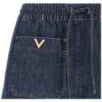 Valentino Garavani Chambray Denim Shorts