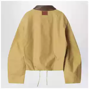 Acne Studios Twill bomber jacket Sand beige