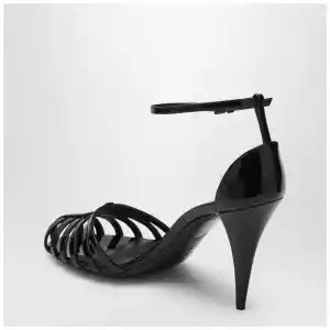 Givenchy Patent Leather Cage Heeled Sandals