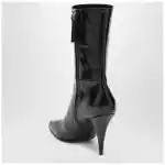 Black Sliced Square GIVENCHY Tape ankle boots