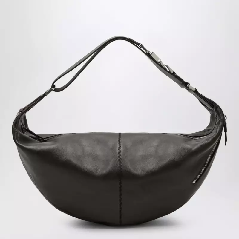 LEMAIRE Brown Quiver Clip bag
