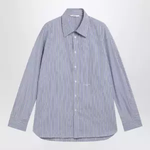 Givenchy White/blue striped poplin shirt