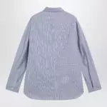 Givenchy White/blue striped poplin shirt