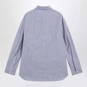 Givenchy White/blue striped poplin shirt