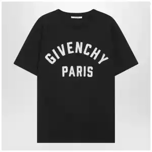 Givenchy Black short-sleeve logo T-shirt