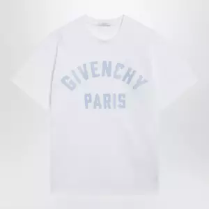 Givenchy White T-shirt with logo embroidery