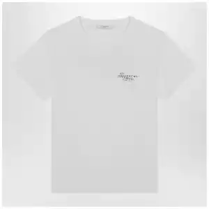 Givenchy White cotton T-shirt with logo print