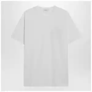 Givenchy White cotton and silk T-shirt with jacquard logo