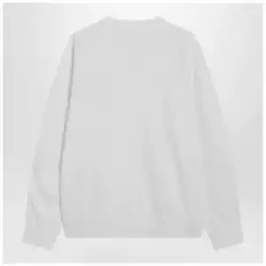 Givenchy White Couture Seam sweatshirt with embroidered logo