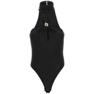 Elisabetta Franchi Jewel Detail Bodysuit