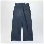 Givenchy Cropped Cocoon cargo jeans in medium blue