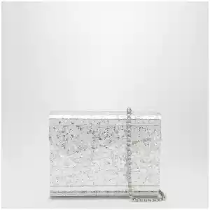 Jimmy Choo Champagne-coloured Candy clutch