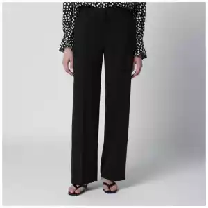 PT Torino Black wool trousers