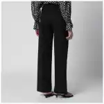 PT Torino Black wool trousers