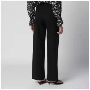 PT Torino Black wool trousers