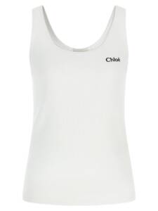 Chloé Logo Embroidery Top