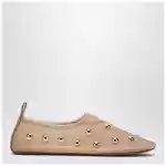 Chloé Rita Blushy Beige ballet flats in transparent mesh