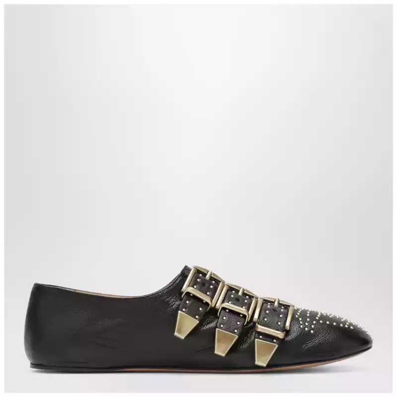 Chloé Black Susanna Flat Shoe