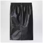 Chloé Black pencil skirt in plongé nappa leather