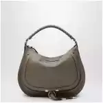 Chloé Taupe Marcie shoulder bag in leather
