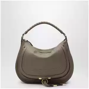 Chloé Taupe Marcie shoulder bag in leather