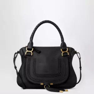 Chloé Marcie bag in black grained leather
