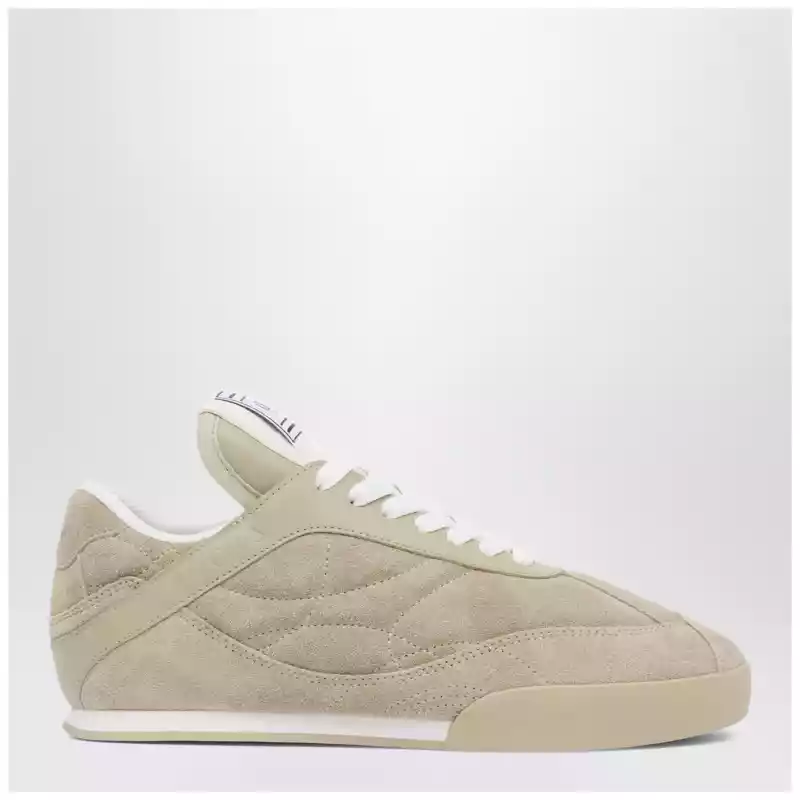 Chloé Kick Pale Khaki suede Sneakers