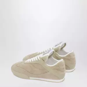 Chloé Kick Pale Khaki suede Sneakers
