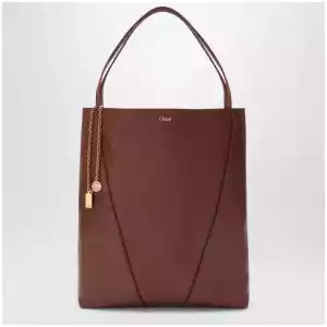Large brown Chloé Spin Tote Bag