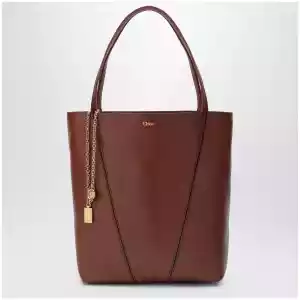 Medium brown Chloé Spin Tote Bag