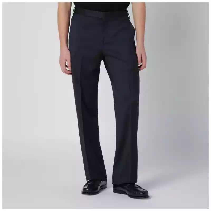 Lardini Blue wool trousers