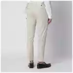 PT Torino Beige slim-fit cotton-blend trousers