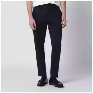 PT Torino Blue cotton-blend trousers