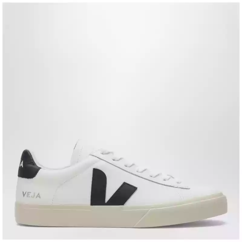 VEJA Campo Sneakers in white and black leather